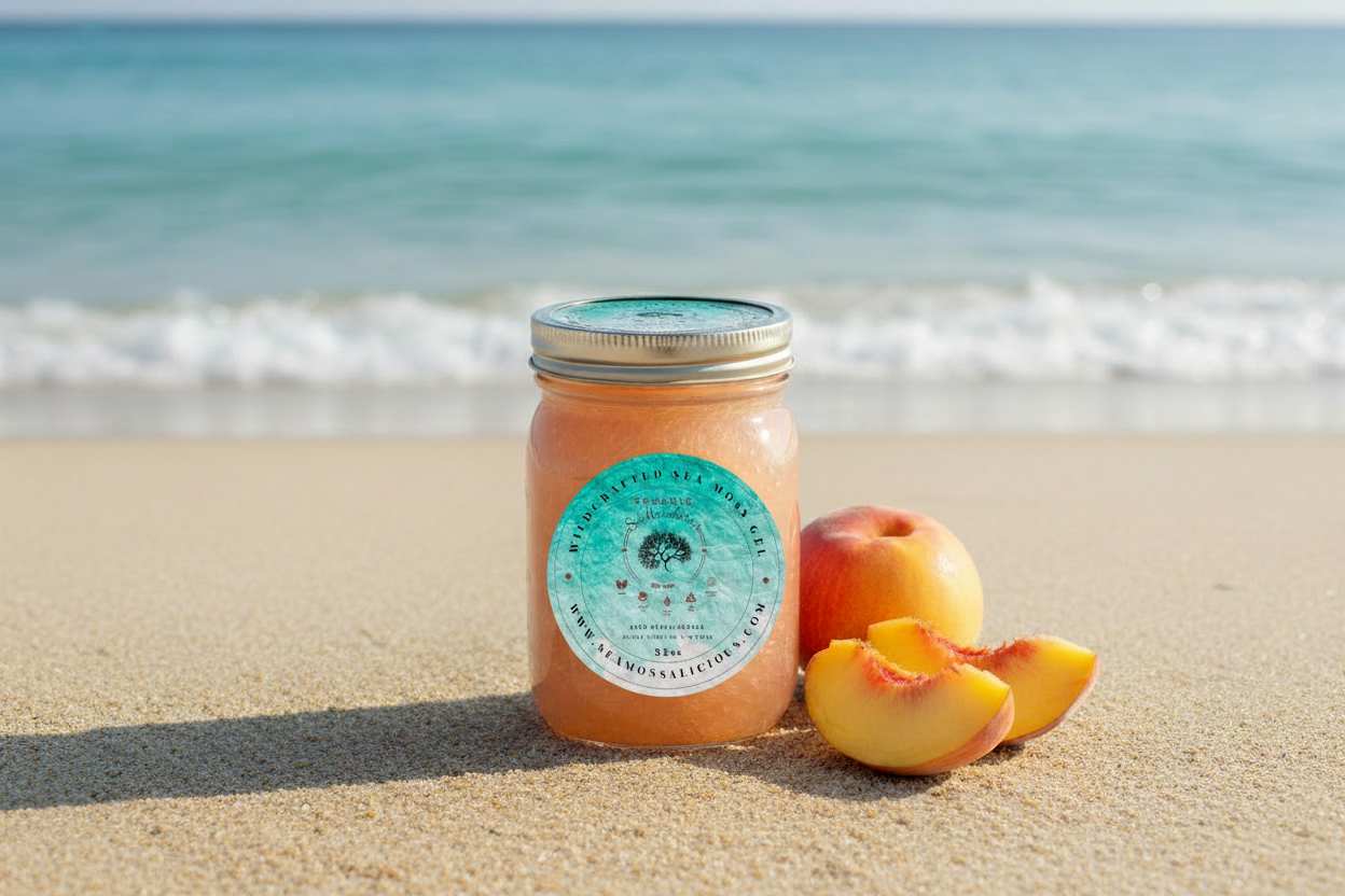 GA Peach Sea Moss Gel